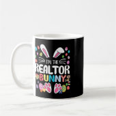 Ich bin die Realtor Bunny Funny Bunny Oar Osterges Kaffeetasse (Links)