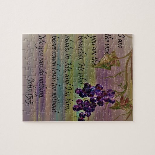 Ich bin die Rebe Puzzle (Horizontal)