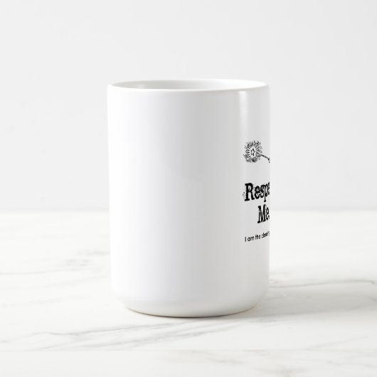 Ich bin die Reinigungsmaschine Kaffeetasse (Mittel)