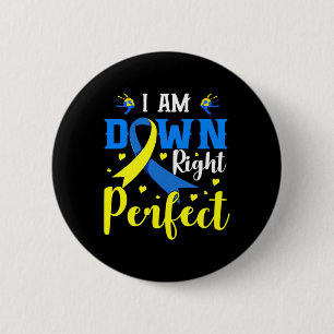 Ich bin die richtige perfekte Syndrom-Bewusstseins Button