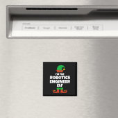 Ich bin die Robotics Engineer Elf Familie Pyjama C Magnet (In Situ (Geschirrspüler))