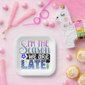 Ich bin die Saison Wir sind zu spät Papier Plate Pappteller (Party)