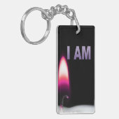 ICH BIN die Schlüsselkette (doppelseitig) Schlüsselanhänger (Vorderseite links)