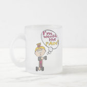 Ich bin die schmerzhafte Fitness wert Mattglastasse (Links)