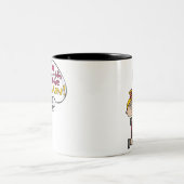 Ich bin die schmerzhafte Fitness wert Zweifarbige Tasse (Mittel)