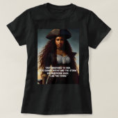 Ich bin die schwarze Frau des Sturms Kunst T-Shirt (Design vorne)