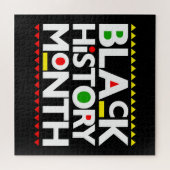 Ich bin die schwarze Geschichte bruh sista afrikan Puzzle (Horizontal)