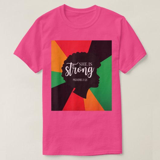 Ich bin die Schwarze Geschichte Christlich, dass s T-Shirt (Design vorne)