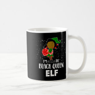 Ich bin die schwarze Königin-Elfe afroamerikanisch Kaffeetasse