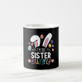Ich bin die Schwester Bunny Osterfamilie, die pass Kaffeetasse (Mittel)