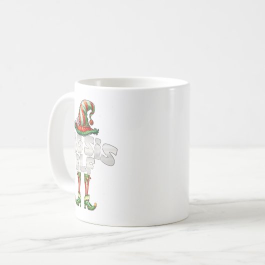 Ich bin die Schwester Elf Familie Matching Group W Kaffeetasse (Vorderseite Links)