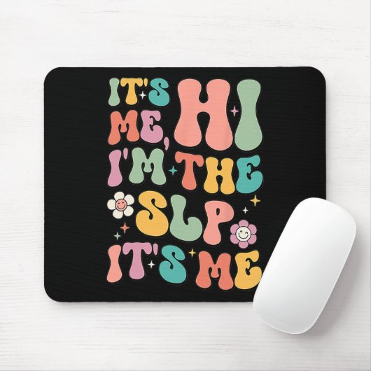 Ich bin die SLP-Sprachpathologie-Bewertung Mousepad (Mit Mouse)