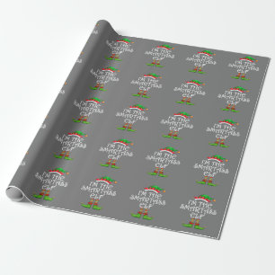 Ich bin die Smartass Elf Shirt Matching Family Gro Geschenkpapier