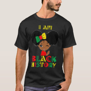Ich bin die starke afrikanische Königin Girl Hübsc T-Shirt
