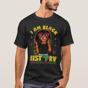 Ich bin die starke afrikanische Königin Girls - Sc T-Shirt