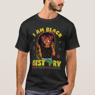 Ich bin die starke afrikanische Königin Girls - Sc T-Shirt