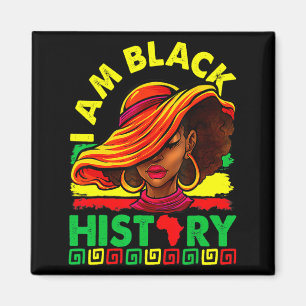 Ich bin die starke afrikanische Königin Mädchen Sc Magnet