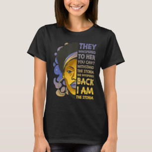 Ich bin die starke schwarze Frau Junteenth Black T-Shirt
