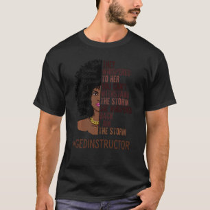 Ich bin die Storm Ged Instructor Afrikanisch Ameri T-Shirt