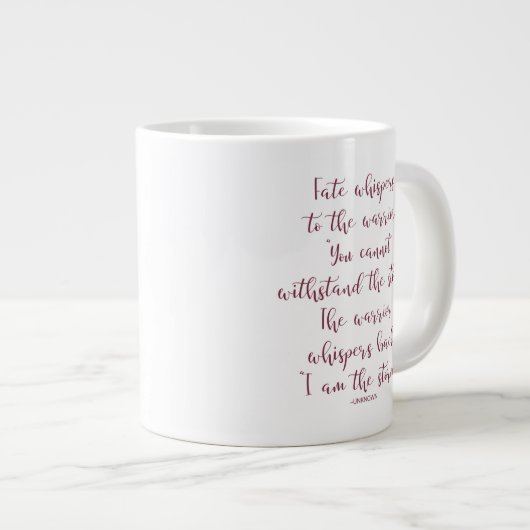 Ich bin die Storm Jumbo-Tasse (Vorderseite Rechts)