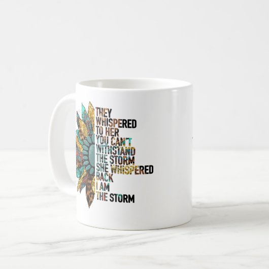 Ich bin die Storm-Kaffee-Tasse Kaffeetasse (Vorderseite Links)