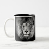 Ich bin die Storm Lion Tasse Schwarz und Weiß (Links)