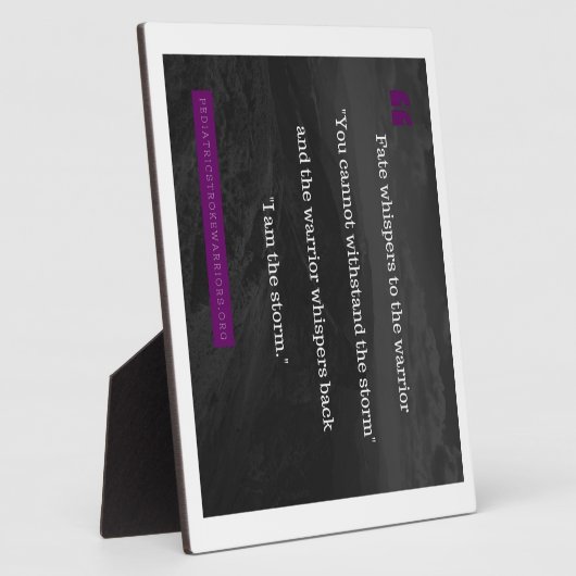 Ich bin die Storm-Sammlung Fotoplatte (Seite)