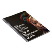 Ich bin die stürmische Afro-Unternehmermutter Notizblock (Rechte Seite)