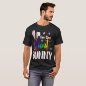 Ich bin die Tante Gay Lgbt Bunny Matching Family O T-Shirt (Vorne ganz)