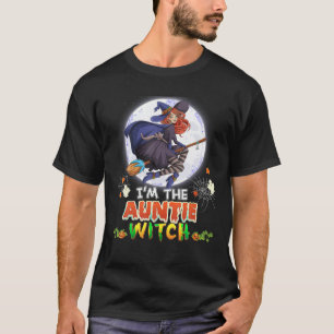 Ich bin die Tante Hexenflying Broom Moon G T-Shirt