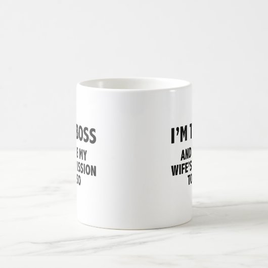 Ich bin die Tasse des Boss-Kaffees (Mittel)