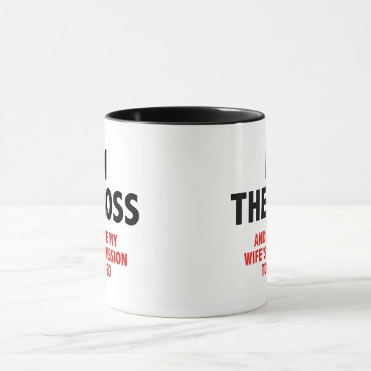 Ich bin die Tasse des Boss-Kaffees (Zentrum)