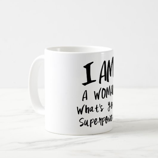 Ich bin die Tasse "Super Power" von Mini Brothers (Vorderseite Links)