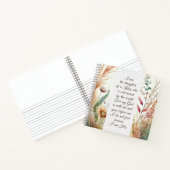 Ich bin die Tochter eines Christlichen Glaubenssat Notizblock (Innenseite)