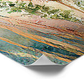 Ich bin die Tochter eines Christlichen Glaubenssat Poster (Ecke)