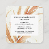 Ich bin die Tochter eines Christlichen Glaubenssat Quadratische Visitenkarte (Rückseite)