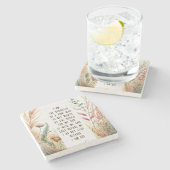 Ich bin die Tochter eines Christlichen Glaubenssat Steinuntersetzer (Seitenansicht)