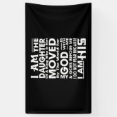  Ich bin die Tochter eines Königs Banner (Vertikal)