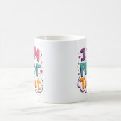 Ich bin die unerwartete Wendung Bunte Kaffeetasse (Mittel)