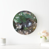 Ich bin die unsichtbare Katze Große Wanduhr (Zuhause)