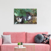 Ich bin die unsichtbare Katze Leinwanddruck (Insitu (Wohnzimmer))