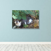 Ich bin die unsichtbare Katze Leinwanddruck (Insitu (Holzboden))