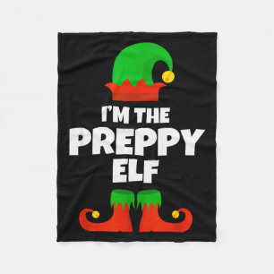 Ich bin die vornehme Elf-Familien-Pyjama-Weihnacht Fleecedecke