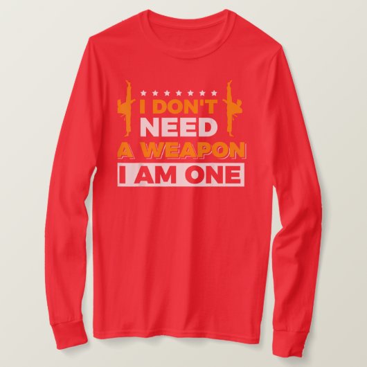Ich bin die Waffe  T-Shirt (Design vorne)