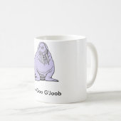 Ich bin die Walross-Tasse Kaffeetasse (VorderseiteRechts)