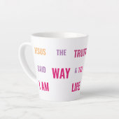 Ich bin die "Way Latte"-Tasse in hellen Farben Milchtasse (Linke Ecke)