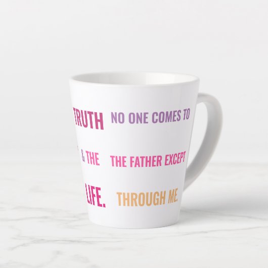 Ich bin die "Way Latte"-Tasse in hellen Farben Milchtasse (Rechte Ecke)