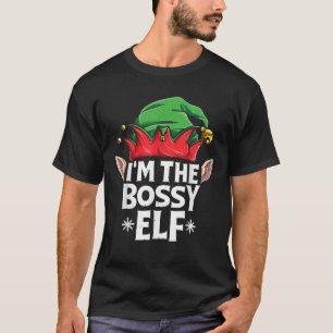 Ich bin die Weihnachtsfamilie des Bossy Elf, die P T-Shirt