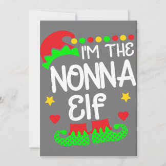 Ich bin die Weihnachtsfamilie Elf Costu aus dem Sh Einladung