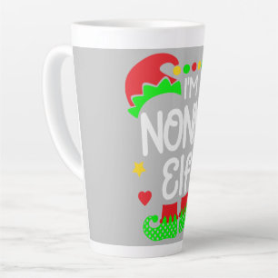 Ich bin die Weihnachtsfamilie Elf Costu aus dem Sh Milchtasse